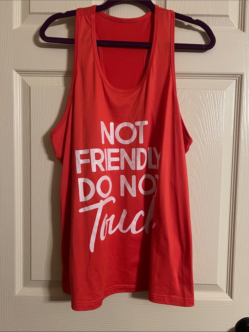 SHEIN Red Graphic Racerback Tank Top